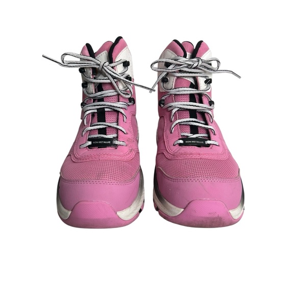 Caterpillar Quake Mid Composite Toe Rose Bloom Pink Work Safety Boots Women’s 9 - Picture 3 of 8